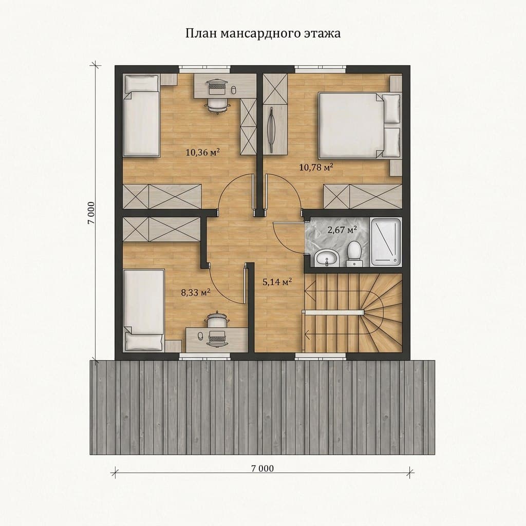 Проект 109,5 кв.м - фото 5