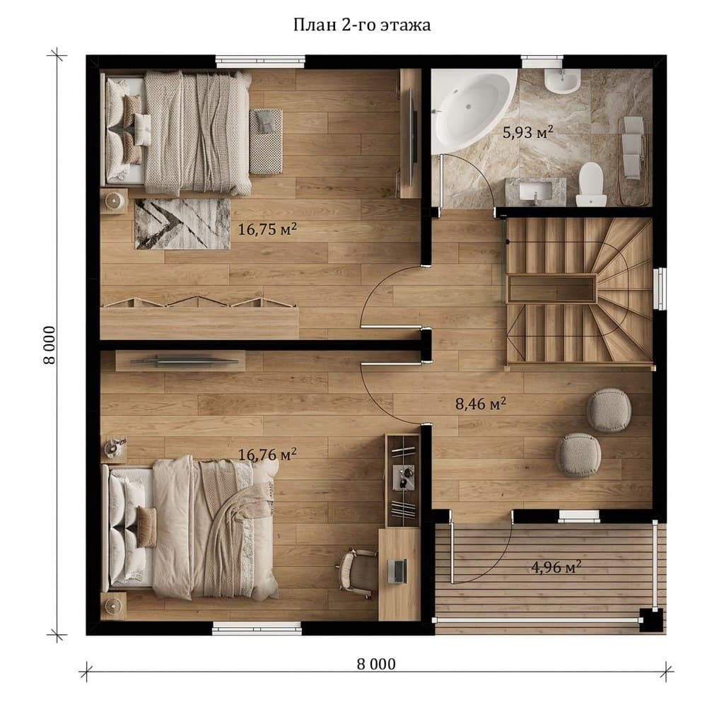 Проект 128 кв.м - фото 6